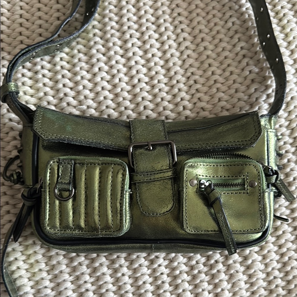 Green Leather Women's Bag - Free people